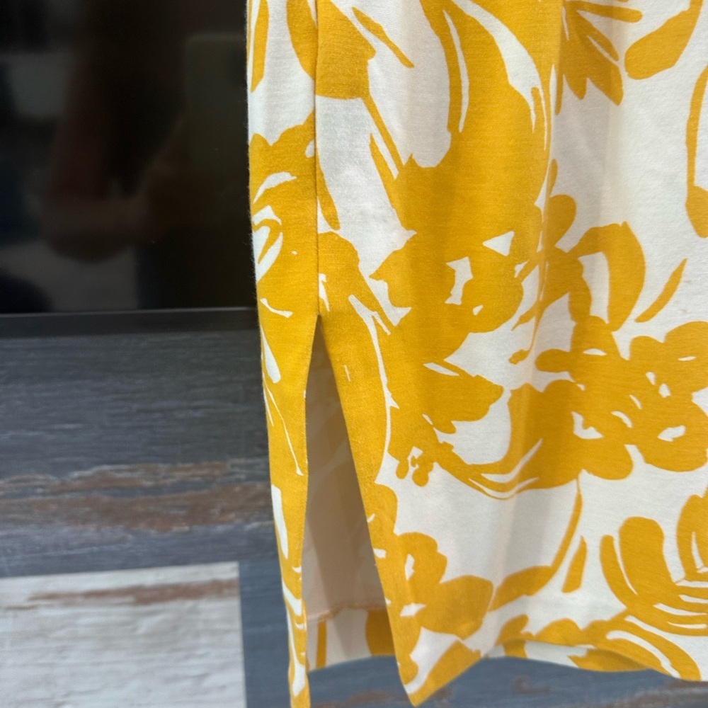 Trina Turk White and Yellow Dress - Picture 4 of 9